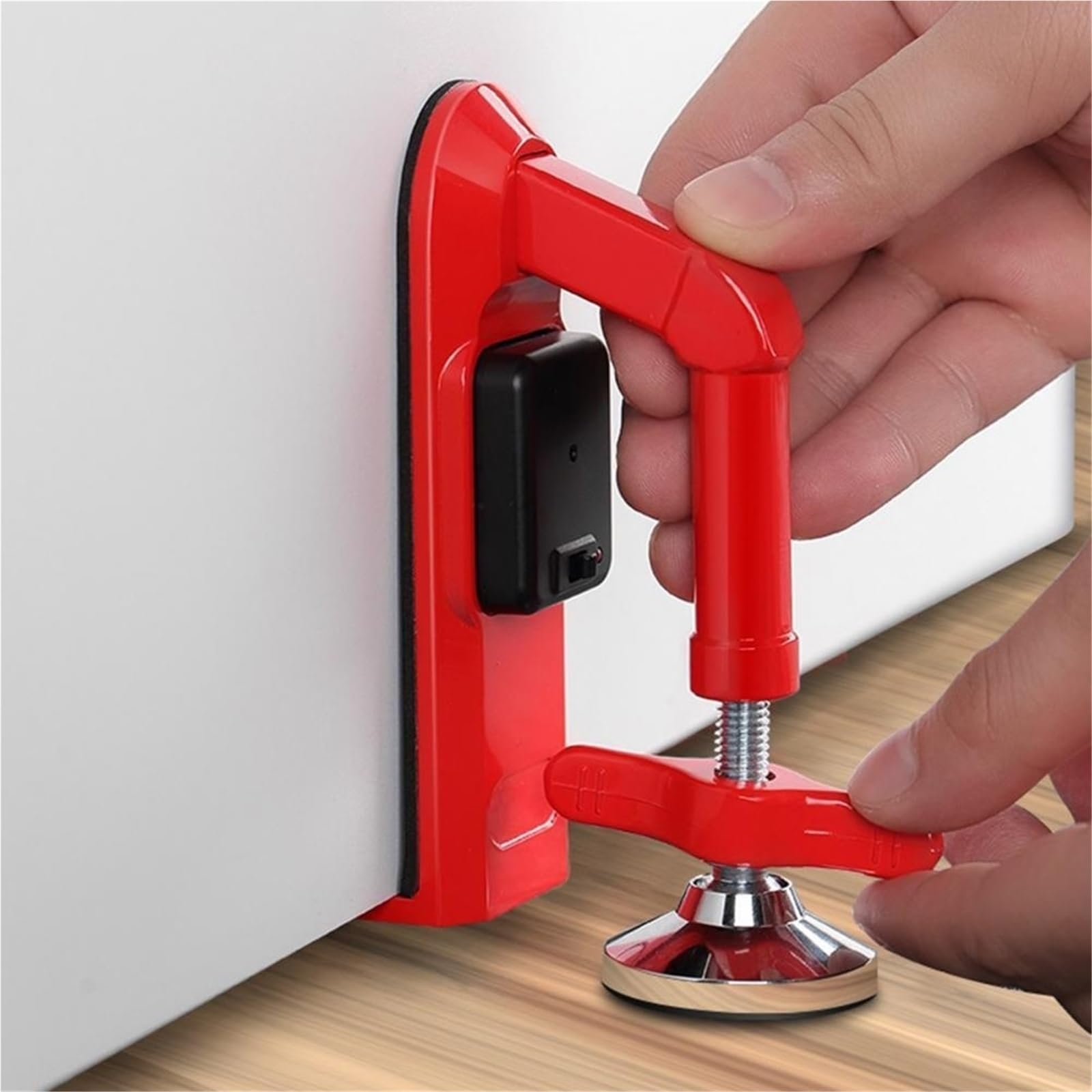 Tope Para Puerta Con Alarma Alarma de tapón puerta cuña aleación(A)