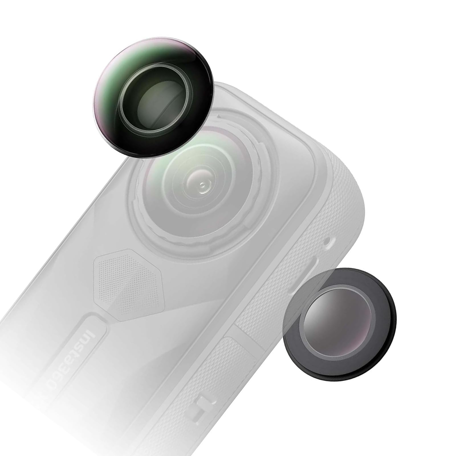 Photo 1 of ***MISSING PIECES SELLING AS IS ***Insta 360 X5 Replacement Lens Complete Kit Accessories, with 2 × Replaceable Lenses for Insta360 X5, Plus Tools to Replace and Clean The Lens