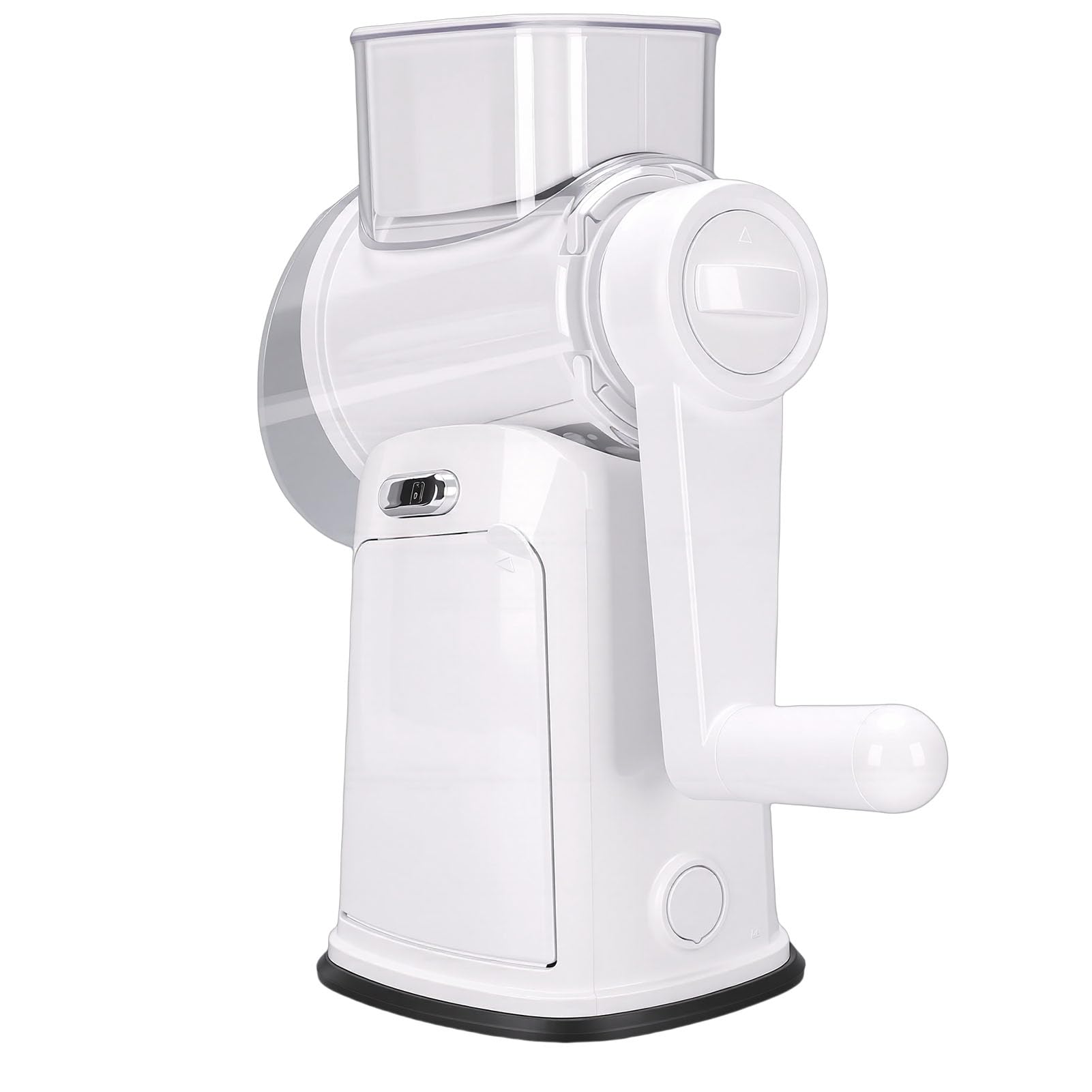 Qcwwy Trituradora de Verduras Manual Procesador de Alimentos Manual Multiusos Rallador de Verduras Giratorio Trituradora para Queso Nueces Herramienta de Preparación de Cocina Herramientas de Cocina