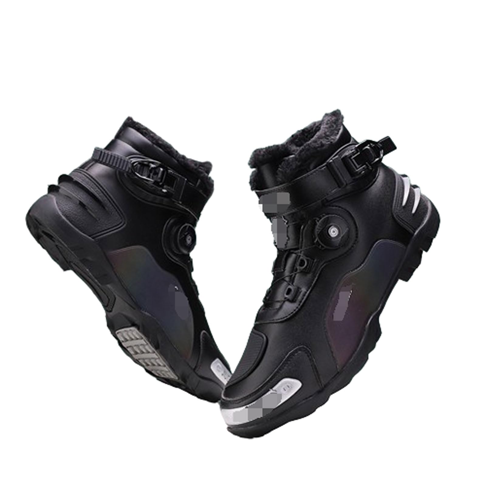 Stivali da Moto Corazzati Stivali Sportivi da Corsa Touring Impermeabili Scarpe Moto Uomo Protezione Comfort Suola Antiscivolo Adulto