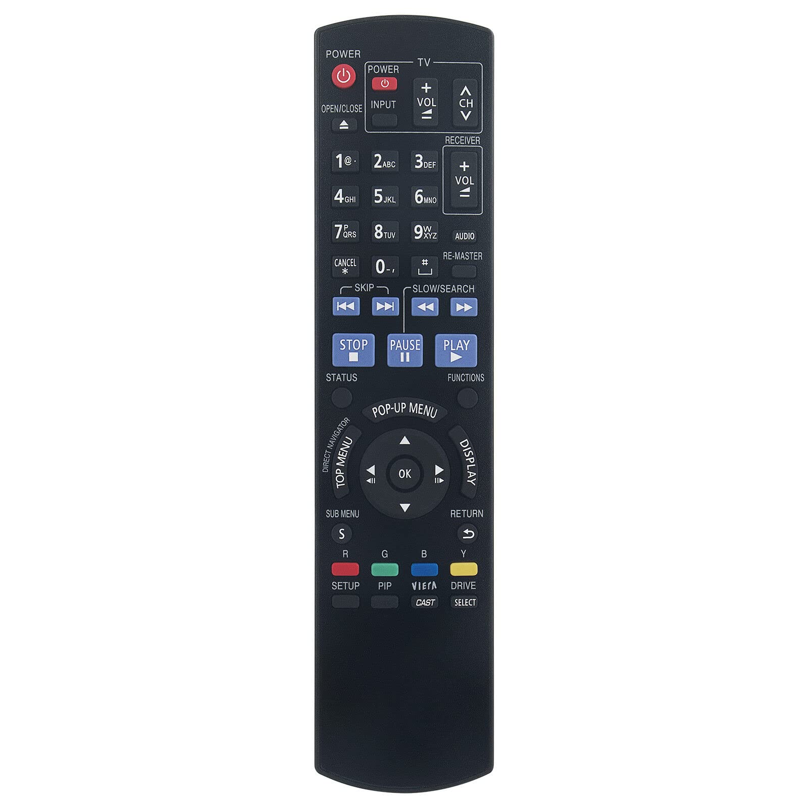 Amazon.com: N2QAYB000378 Replace Remote Compatible with Panasonic