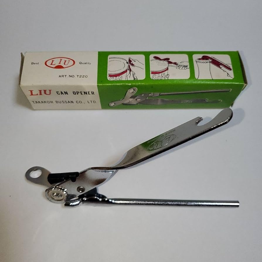 Amazon | 歯車式缶切 缶切り 2セット 昭和レトロ | ノーブランド