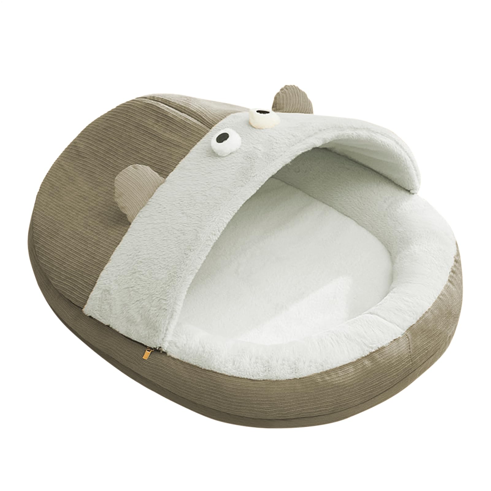 Grotte pour chats design pantoufle pour réchauffer les siestes au salon