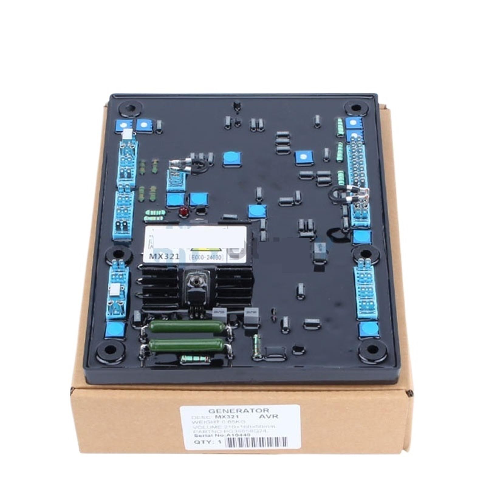 Nvsfzgiyg Mx321a 1Pcs Mx321 Replace E000-23210 Mx321-2 E000-23212 Automatic Voltage Regulator Avr Generator Genset(Mx321a)