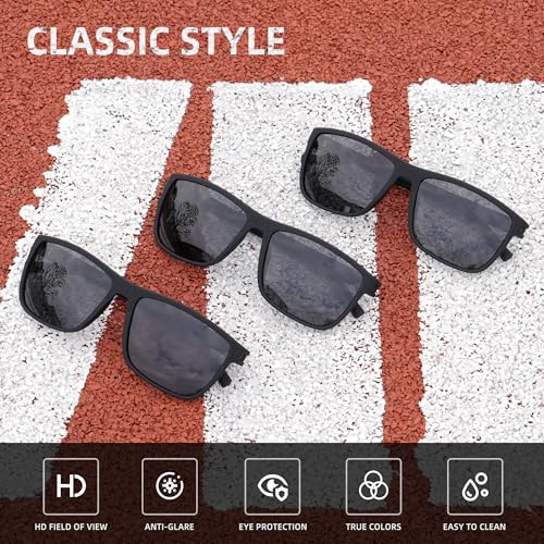 Ninesun Polarized Sunglasses Men Lightweight Classic Square Sun Glasses with UV Protection for Fishing Golf Driving2