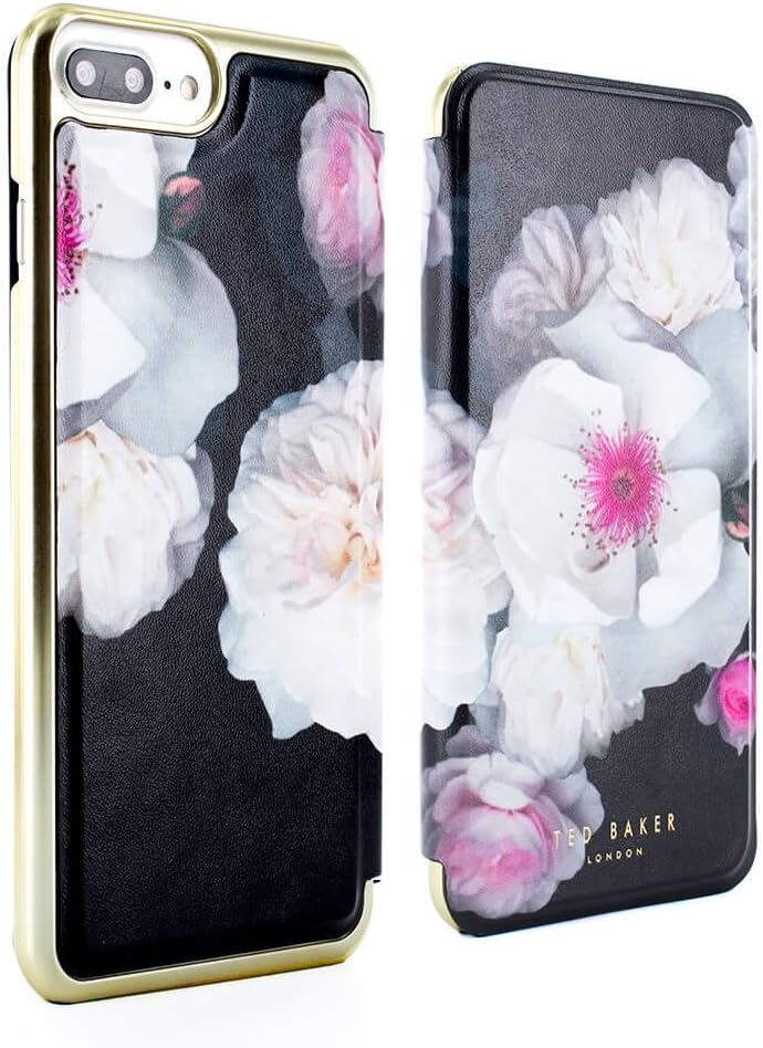 Ted Baker - Mirror Folio Case for iPhone 6/6s/7/8 Plus - ELEASSE - Chelsea Black