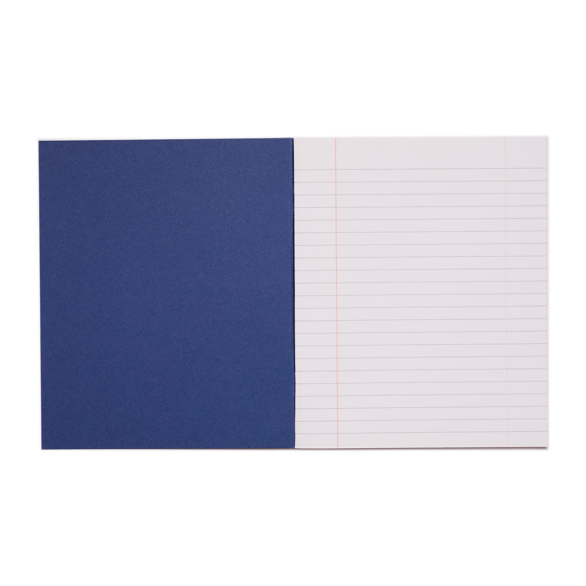 Rhino 8 x 6.5 Exercise Books, 48-Page / 8mm Lined with Margin Paper Notebook, 10-Pack, Writing Book - Image 4