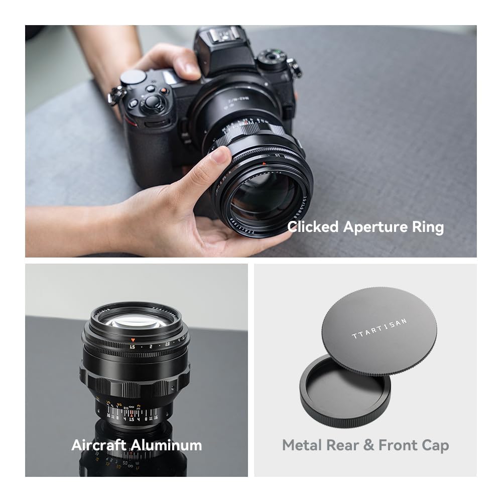 TTartisan 75mm F1.5 M42マウント Amazon.com : TTartisan 75mm F1.5 Swirly Bokeh Full Frame Lens