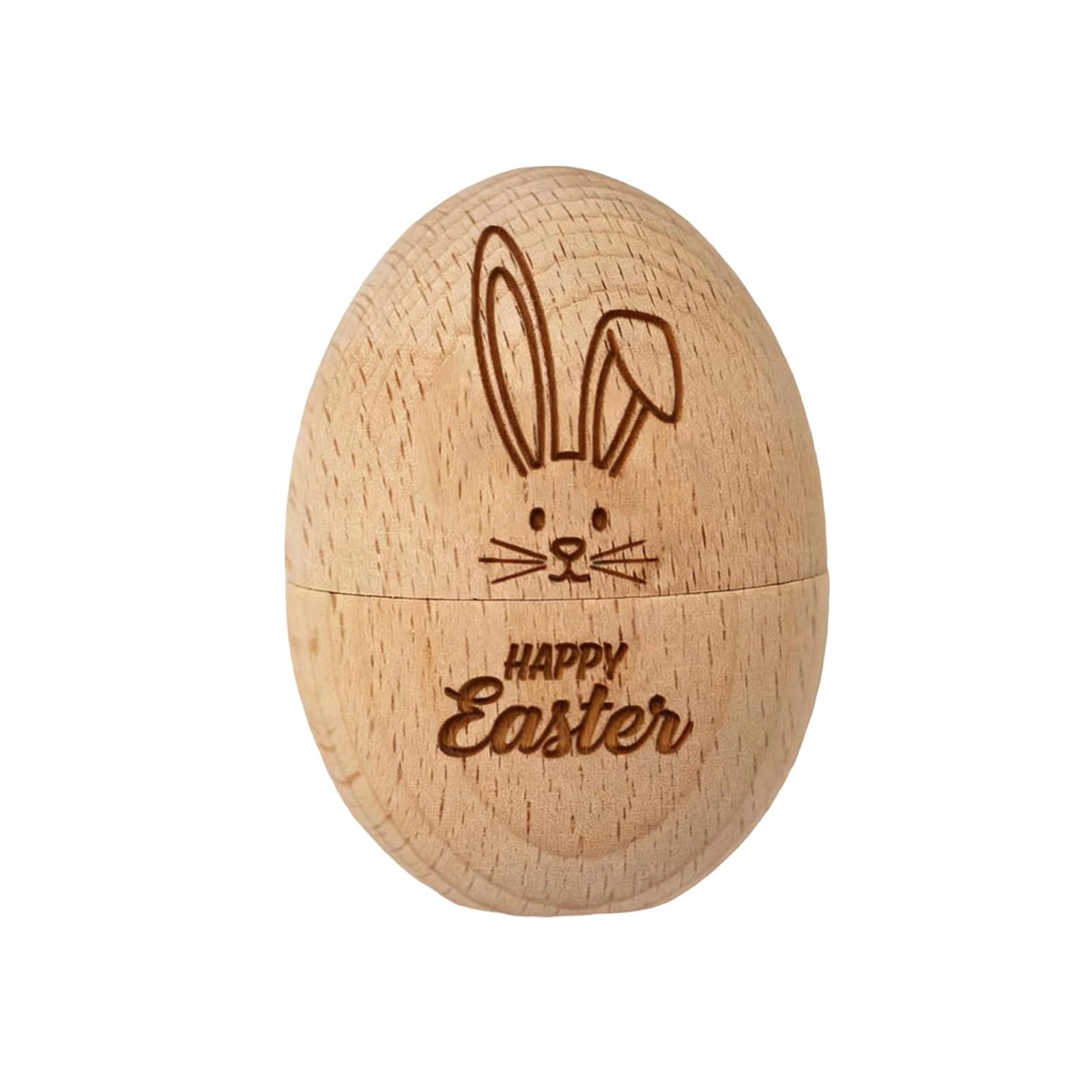 JDNH Wood Empty Easter Eggs Fillable Easters Eggs for Easter Hunt,Filling Treats,Basket