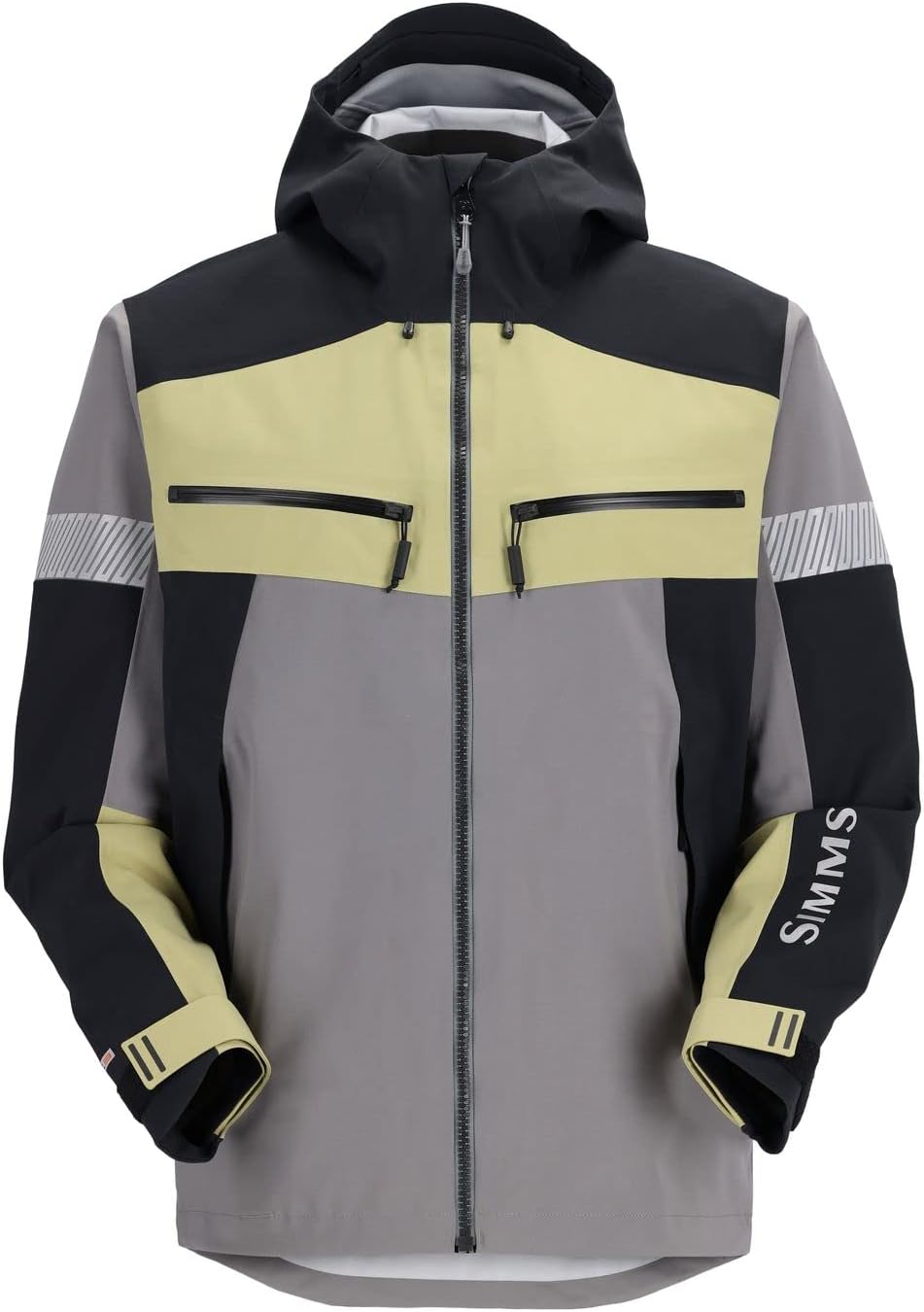 SimmsMen's CX Fishing Jacket, Waterproof Windbreaker With Hood