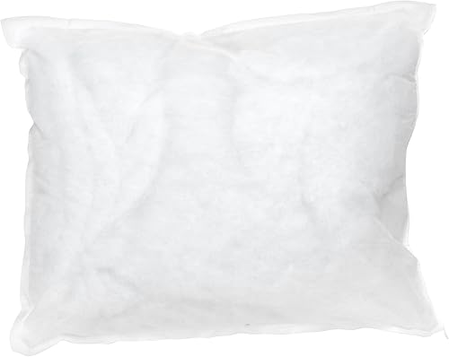 McKesson Almohada de cama desechable 1 unidad uso para un solo paciente, color blanco, 12 x 17 pulgadas
