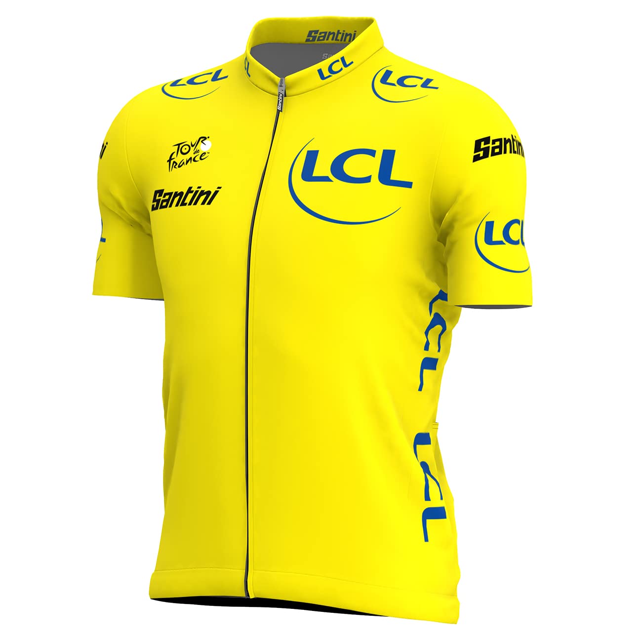 Santini Maglia Ciclismo Road Leader Giro di Francia (XL, Giallo)