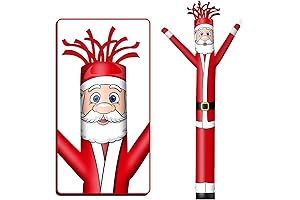 10-Foot Holiday Spirit Christmas Inflatable Wacky Waving Santa