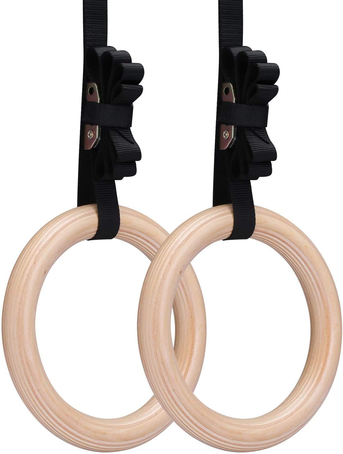 SIGNATRON Gymnastics Rings/Roman Ring with Straps & Buckles for Cross Fitness Functional Training & Home Gym Workouts, Strength Training, Pull Ups and Dips (B08WPRC6F2) Amazon Price History, Amazon Price Tracker