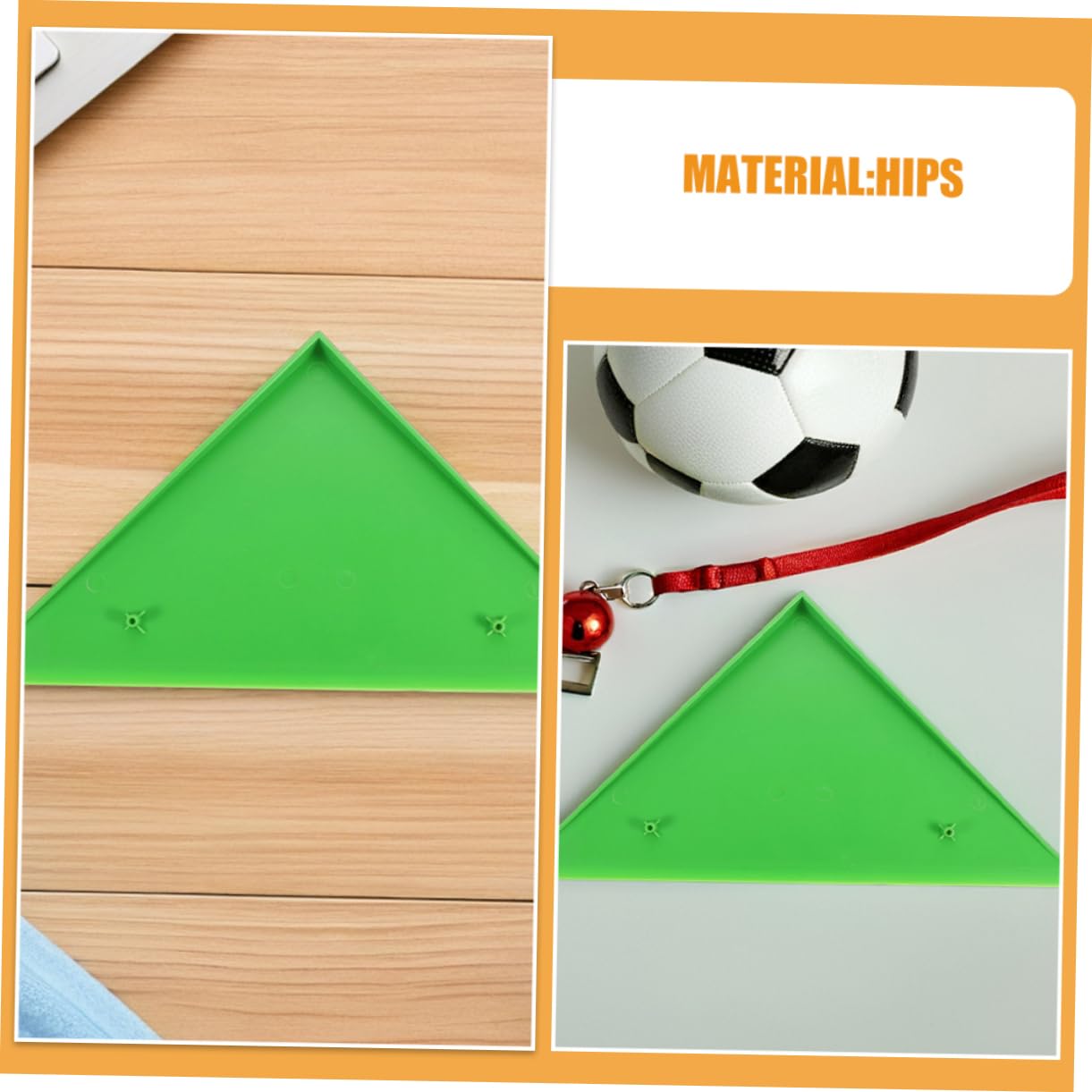 UPKOCH 10 Piezas de Esquinas Triangulares para Futbolín Accesorios de Repuesto para Mesa de Fútbol Instalación y Resistente Color Verde Protección de Bordes y Superficies