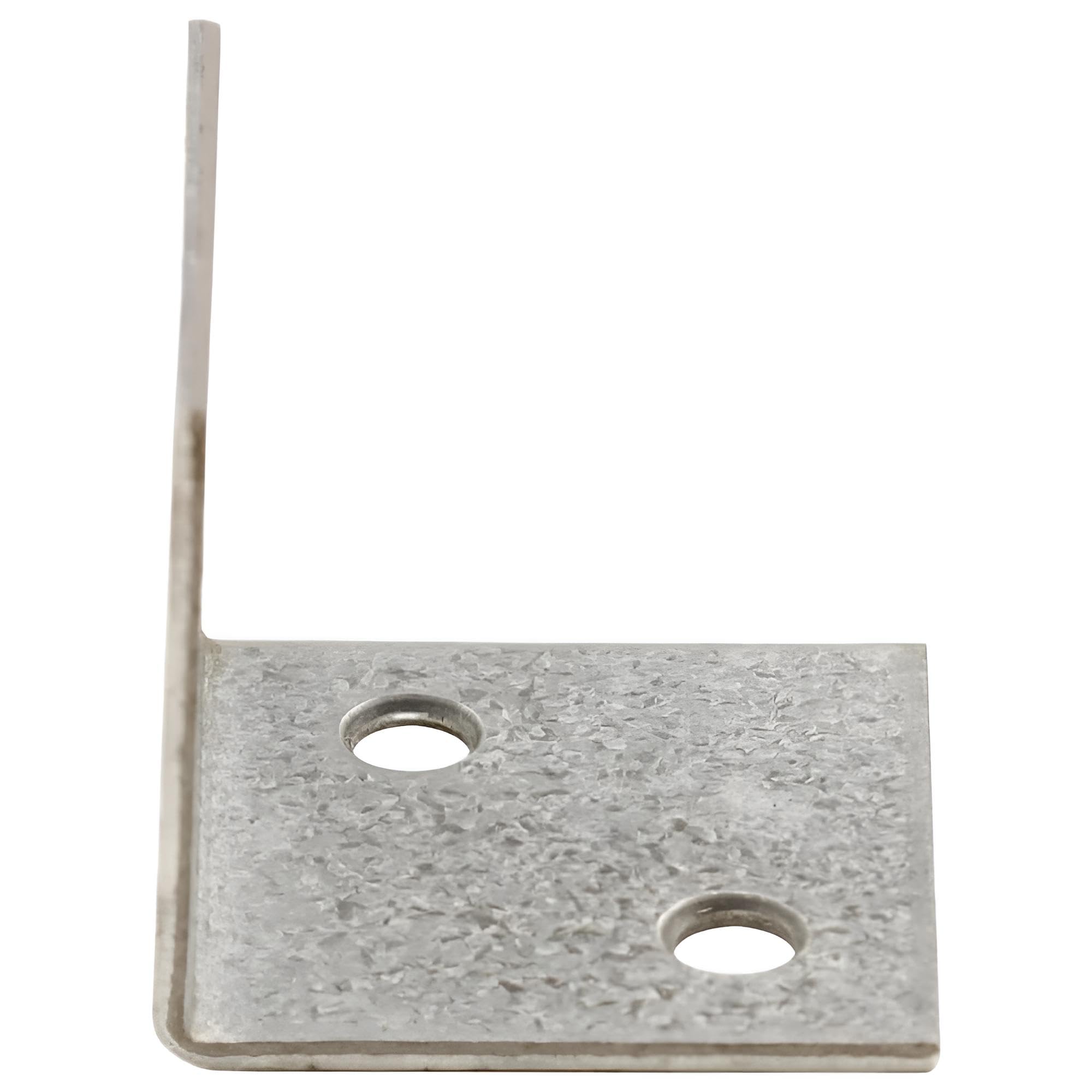 Winkelverbinder 30x30 | 150 Lochplattenwinkel verzinkter Stahl | Winkelhalterungen & Lochwinkel | Holzverbinder & Holzbauwinkel