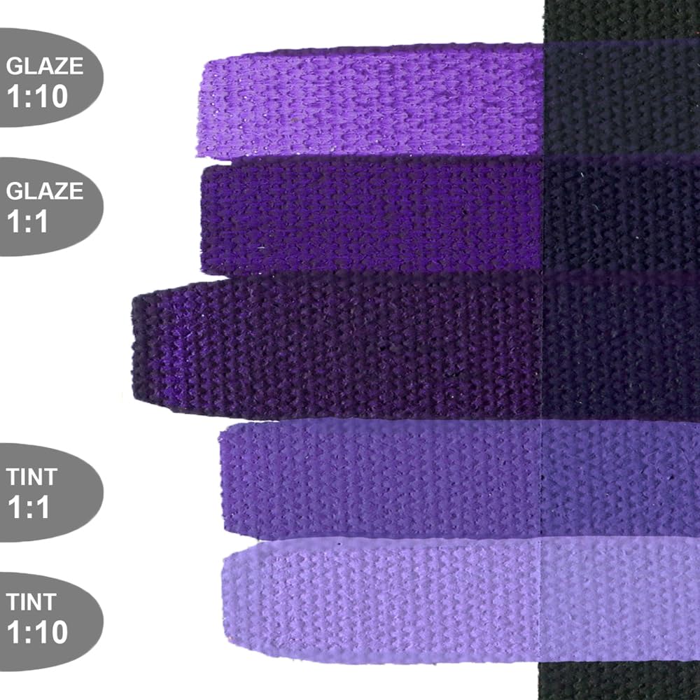 Amazon.com: GOLDEN SoFlat Matte Acrylics, Dioxazine Violet Deep, 2