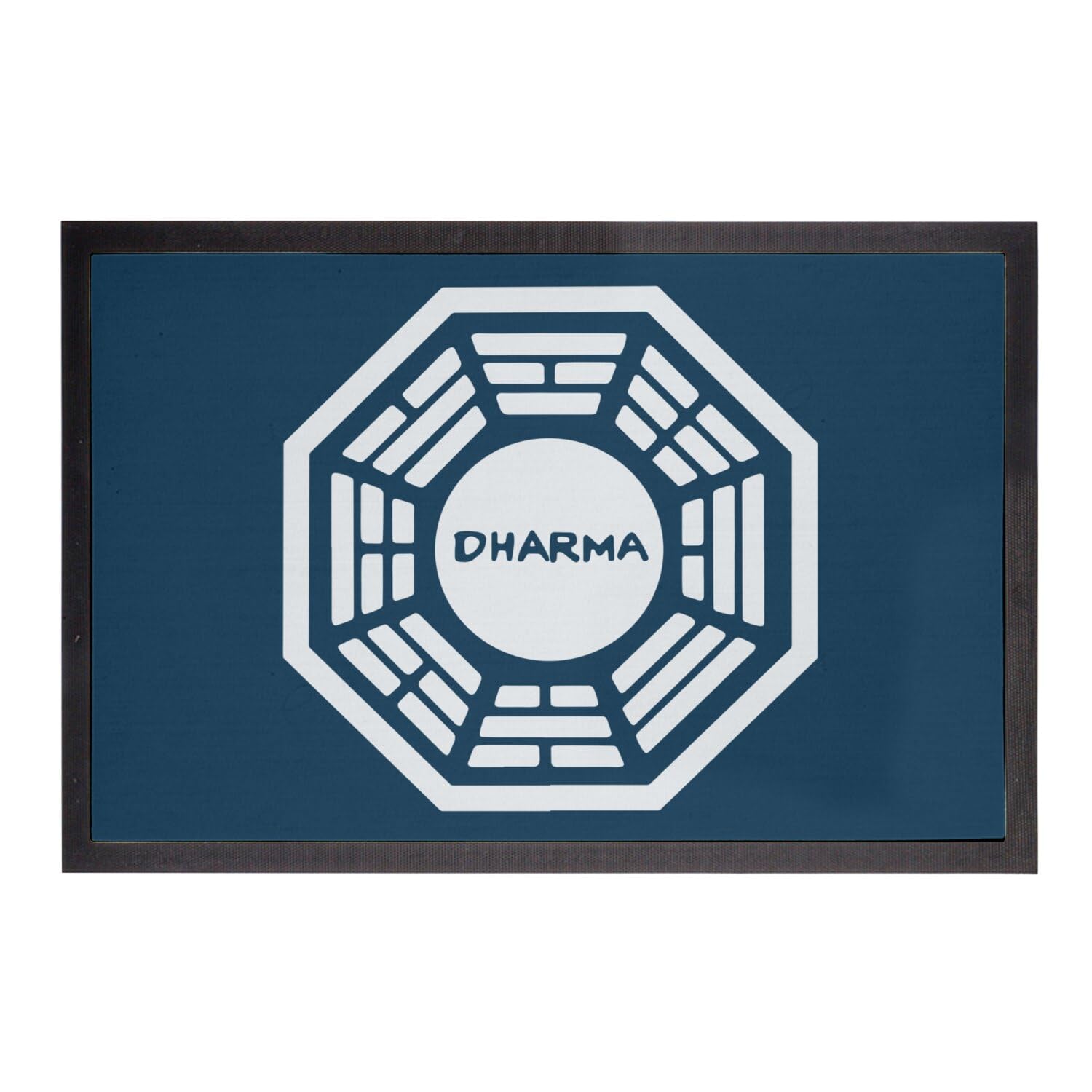 Paillasson Dharma Initiative tapis entrée jeux vidéo série TV