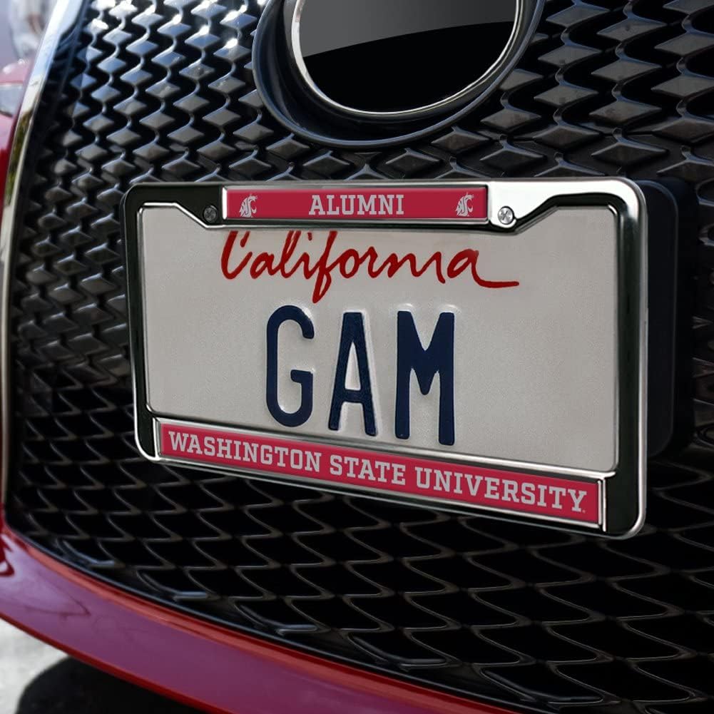 Washington State University Alumni Full Size Standard License Plate Metal Frame - Image 3