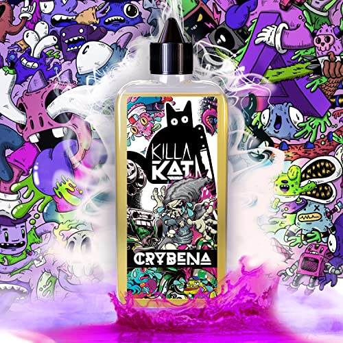 Killa-Kat-Vape-Juice-E-Liquid-Crybena-Blackcurrant-Short-fill-Vapes-Vape-Liquid-Shisha-Compatible-with-Vape-Mod-Pod-Pen-Starter-Kits-Smooth-Vaping-E-liquid-E-Liquid-Vaporize-No-Nicotine