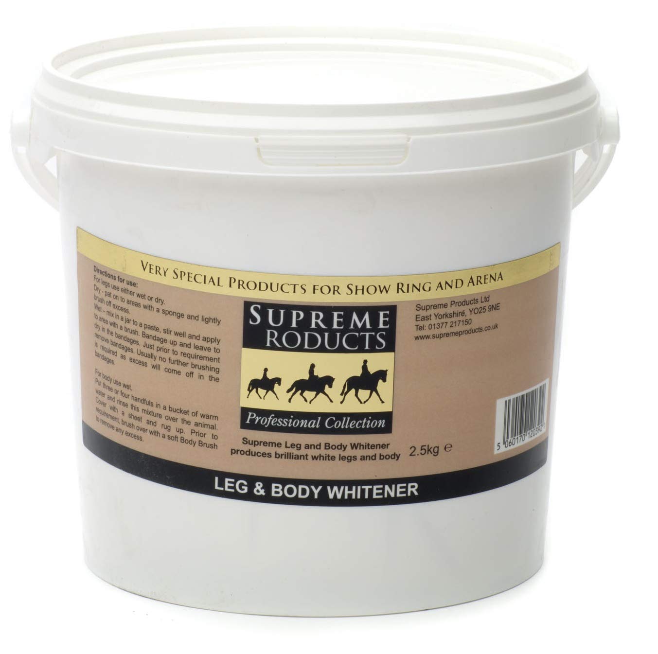 Supreme Products Leg and Body Whitener, 2.5 kg