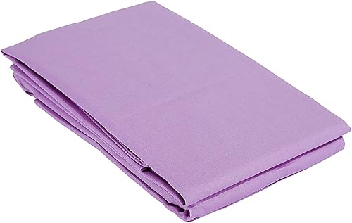 Miniatura 3 de Rockcloud Juego de fundas de almohada de 400 hilos, 100% algodón, tamaño estándar, 2 unidades, color morado claro