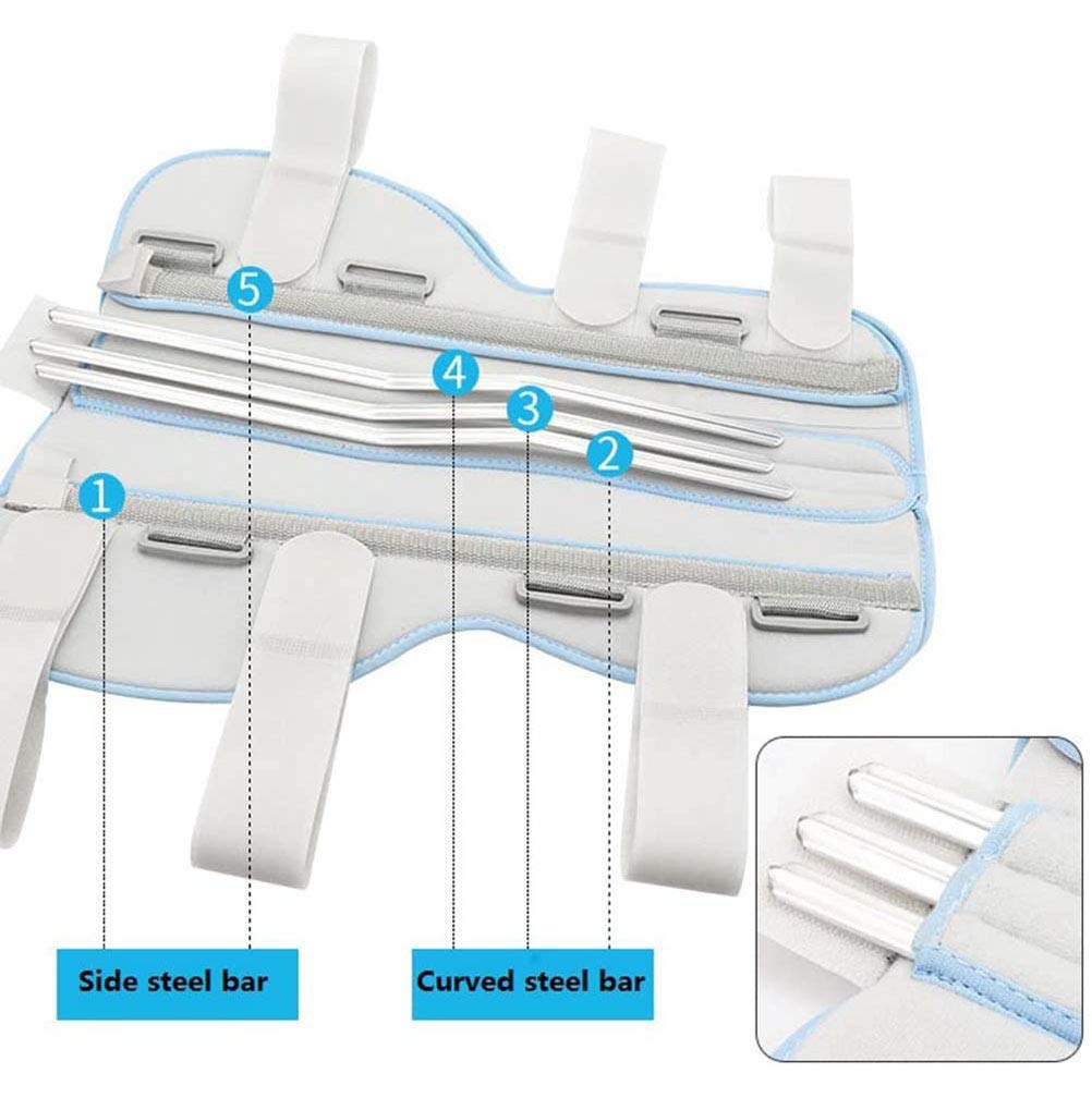 Soporte De Rodillera Ajustable, Manga De Compresión Elástica De Neopreno De Rótula Abierta Con Correas Ajustables, Para Preoperatorio Y Postoperatorio De Rodilla Y Recuperación De Lesiones O Cirugía