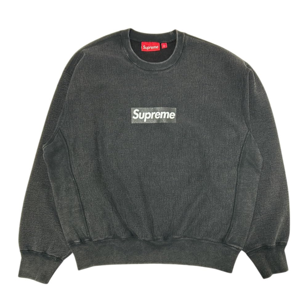 Supreme Washed Box Logo Crewneck