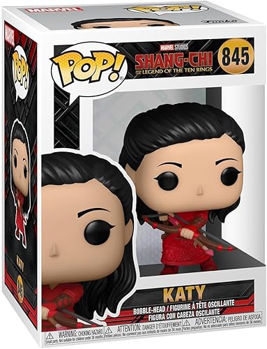 Funko Pop Marvel: Shang Chi y la leyenda de los diez anillos - Katy con lazo, estándar - Figura de vinilo coleccionable - Idea de regalo - Producto