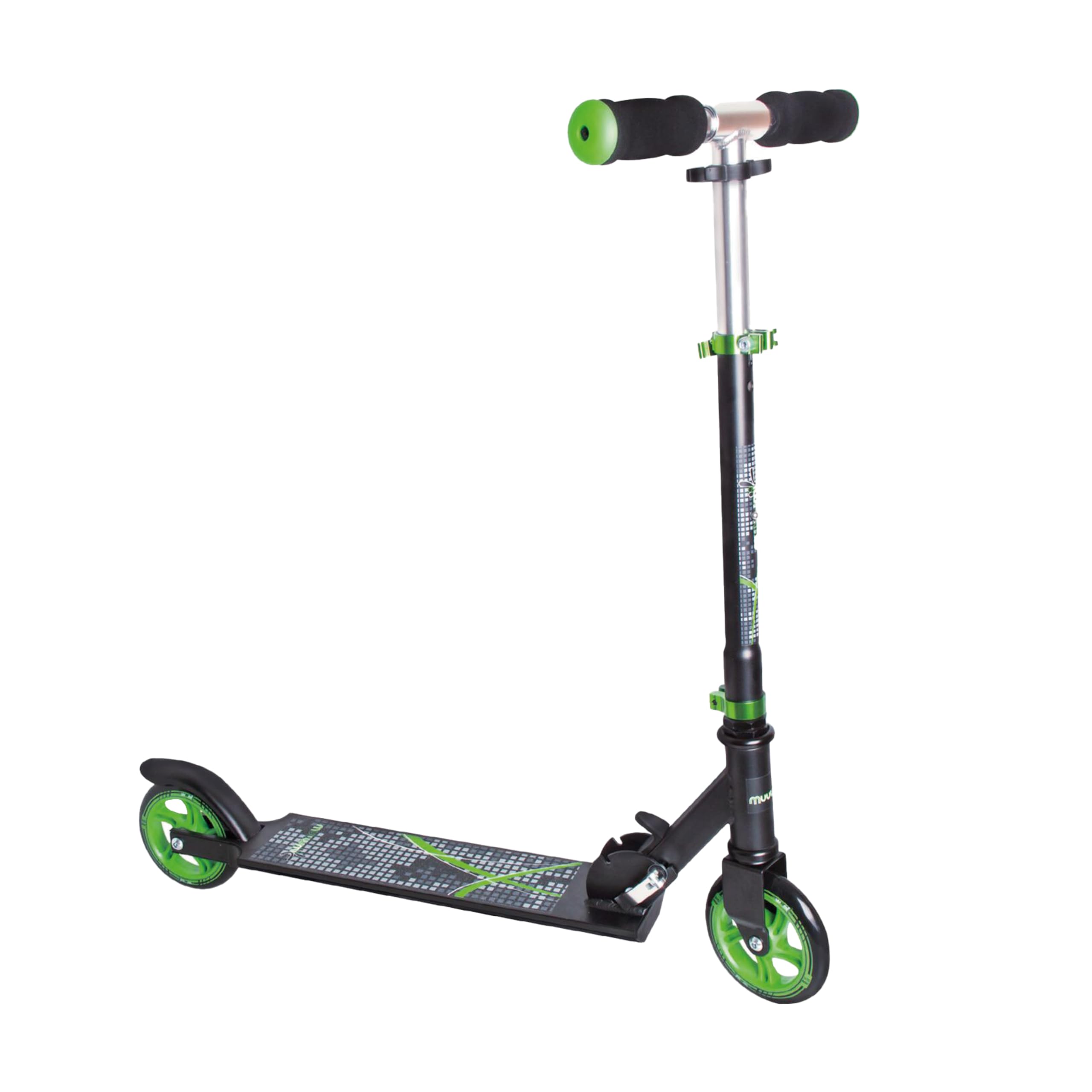 Muuwmi Aluminium Scooter – Tretroller, 125 mm, ABEC 5, GS geprüft, höhenverstellbar, Maximale Tragkraft - 100 Kilogramm