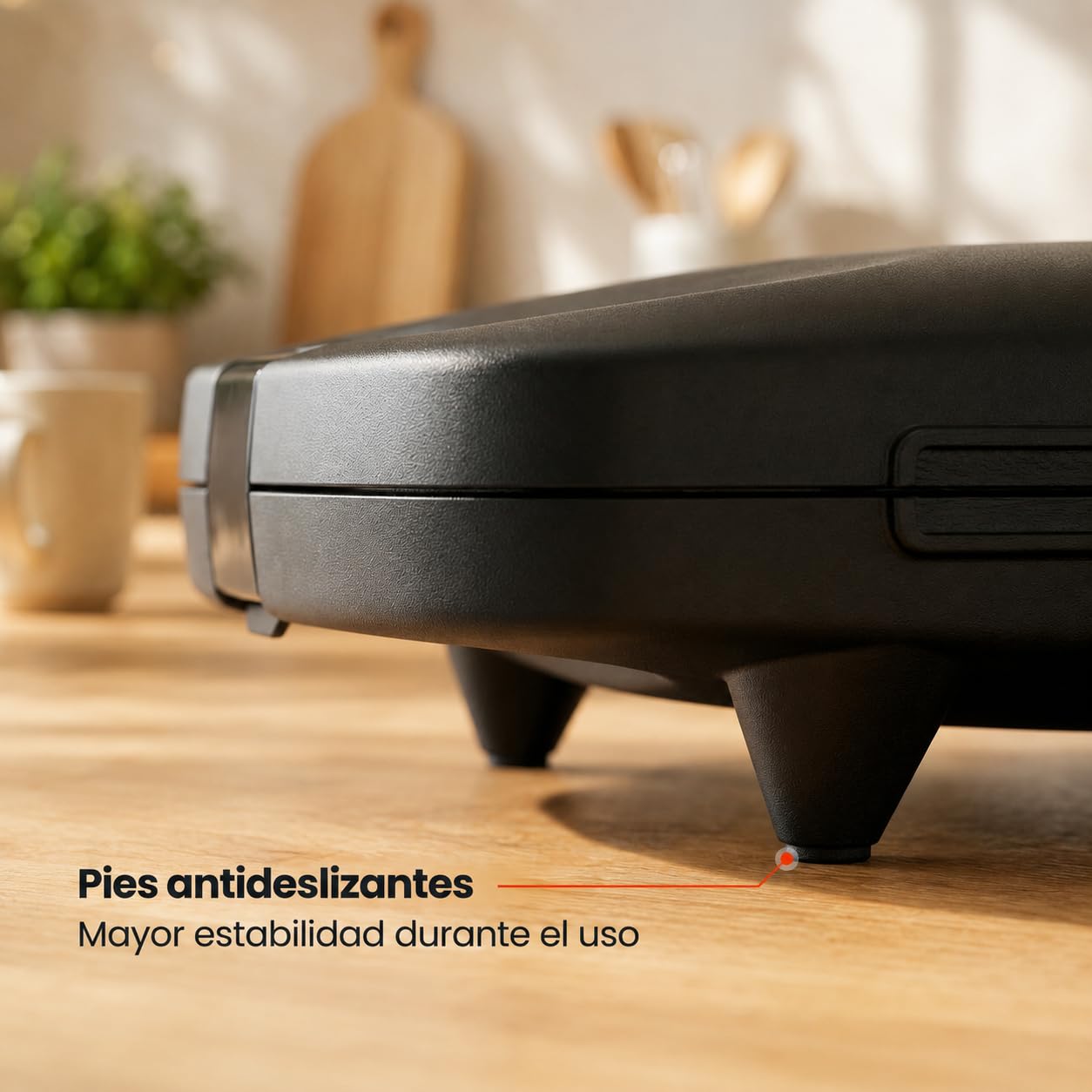 QuickBite - Tostadora de pan antiadherente 1000 W, panini y sándwiches, color negro