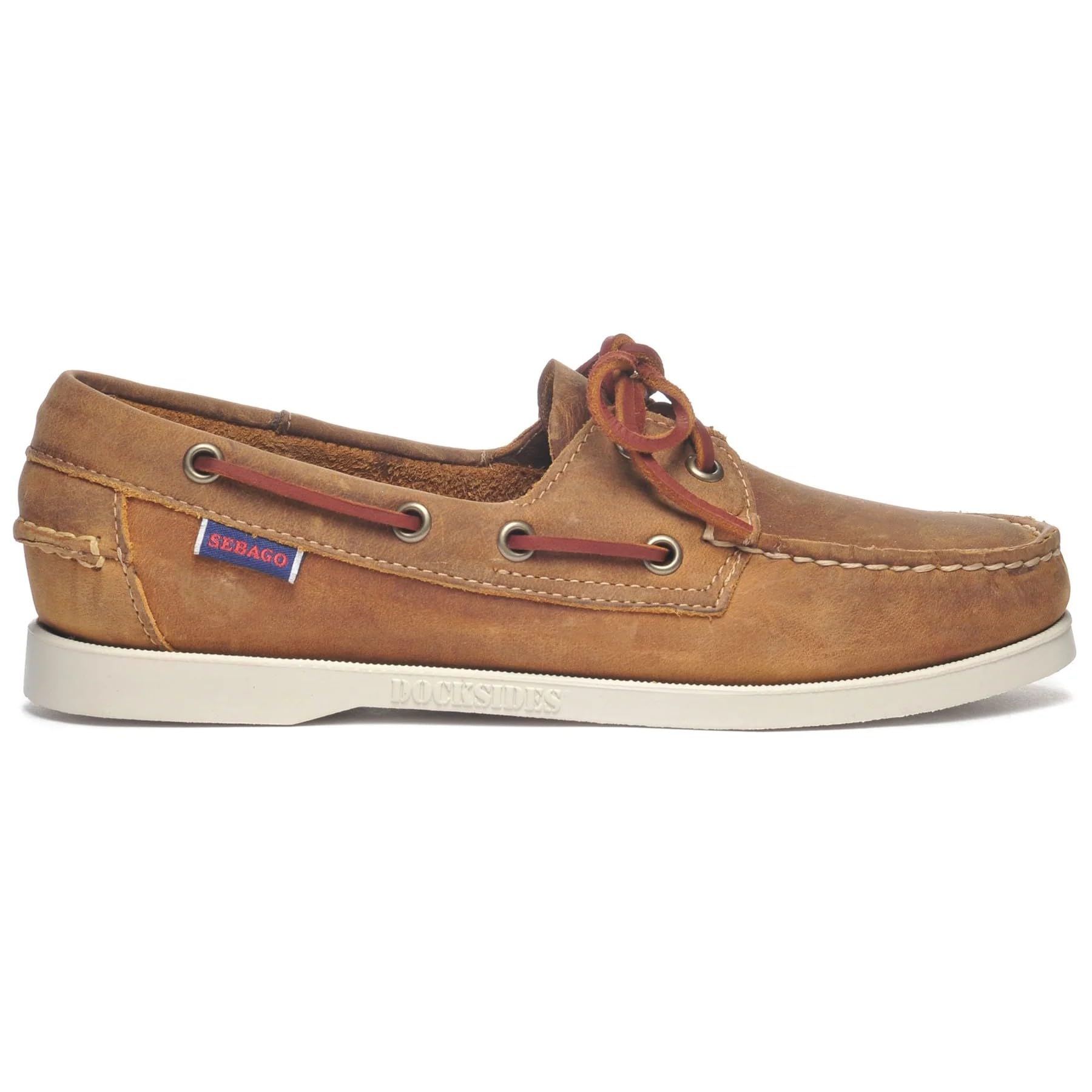 Sebago Docksides Portland Crazy H W Mocassini & Scarpe da Barca Femmes Marrone Scarpe da Barca
