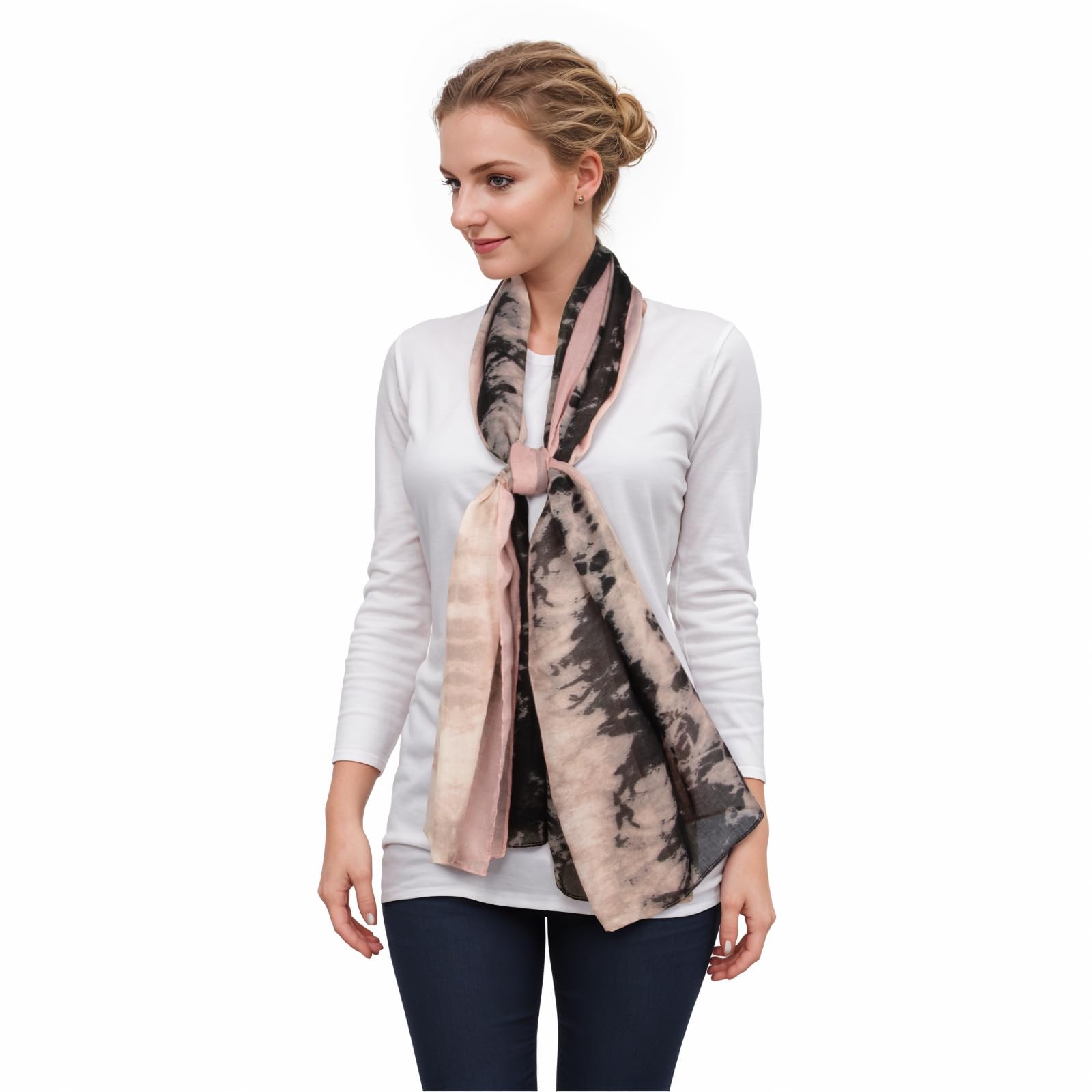 RIIQIICHY Foulard Donna Firmati Sciarpa Donna Primaverile Grande Leggera Pashmina Donna Elegante