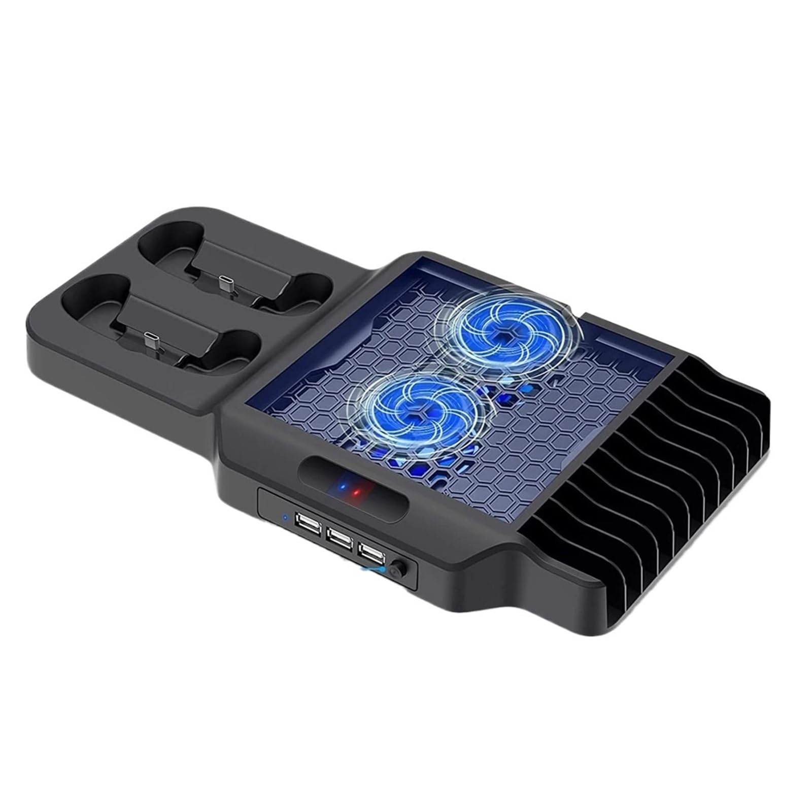 Supporto Verticale Con Ventola Di Raffreddamento, Compatibile Con Xbox, Serie X/S, Dock For Stazione Di Ricarica YUANHOT Con Porte For Caricabatterie A Doppio Controller
