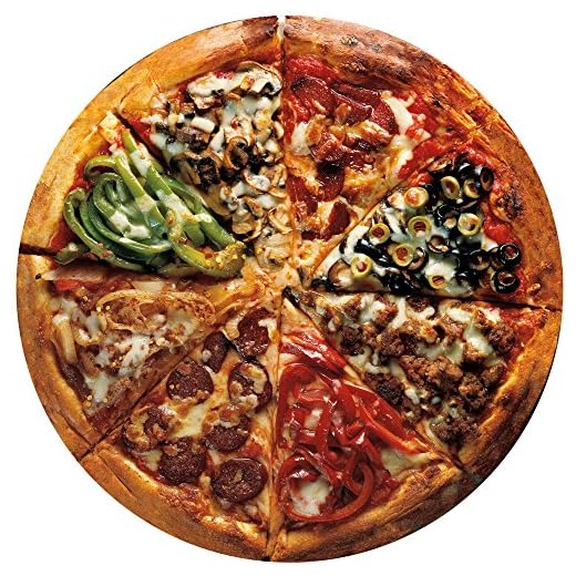 Bits and Pieces-Pizza Pie - 1000 Piece Round Jigsaw Puzzle