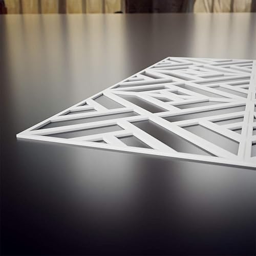 Miniatura 5 de Ekena Millwork 23 38 pulgadas de ancho x 23 38 pulgadas de alto x 38 pulgadas de alto x 38 pulgadas de alto. Paneles de pared decorativos Killeen