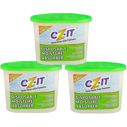 ABZORB-IT CZ-IT Disposable Moisture Absorber, 300 g, Pack of 3