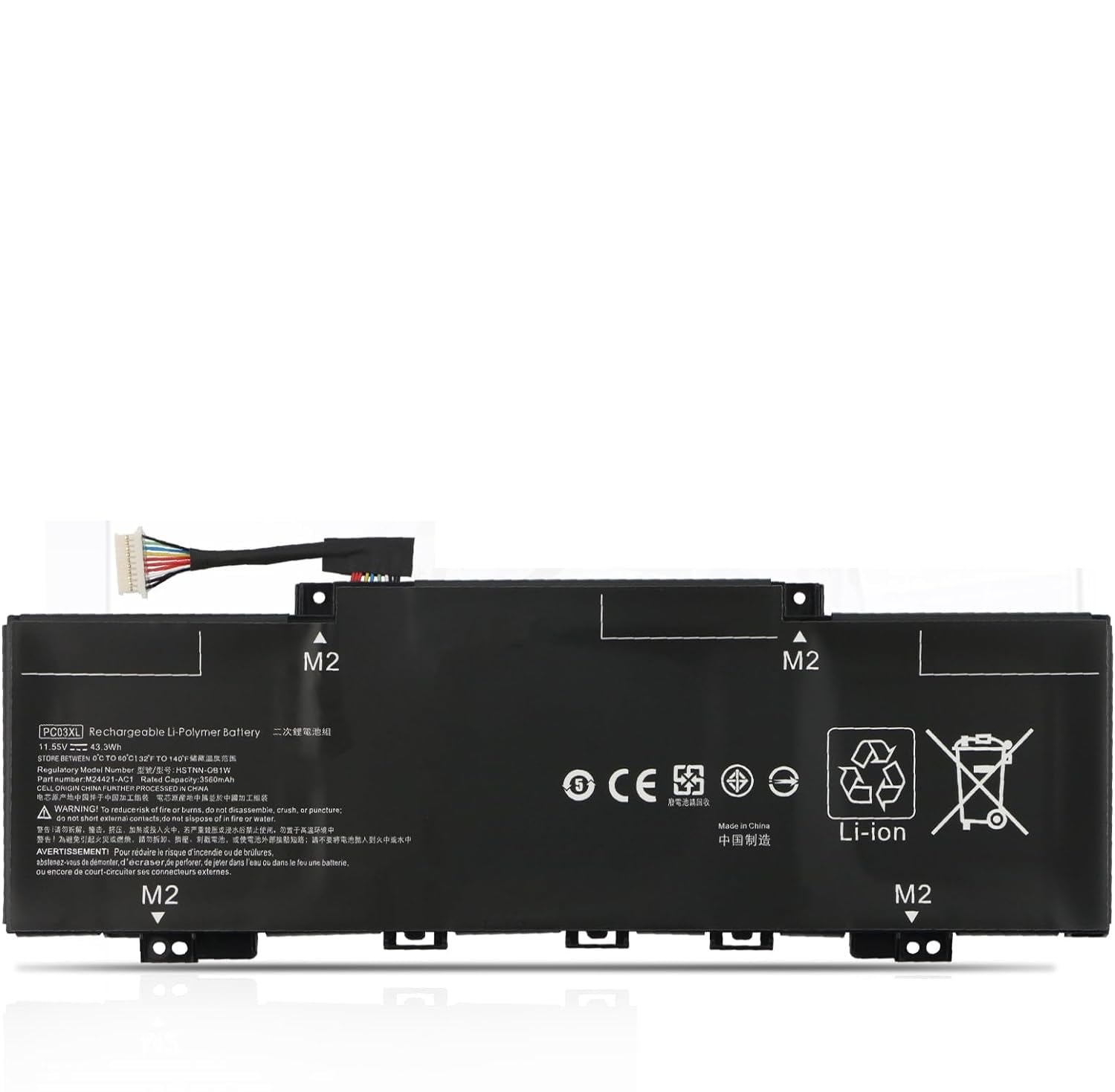 Wefly PC03XL Laptop Battery Compatible for HP Pavilion x360 14 Convertible PC 14-DW 14-DY 14-DH 14-BA 14-CD 15-ER Series Notebook M24648-005 HSTNN-OB1W M24421-271 M24421-AC1 TPN-DB0E PC03043XL (B0CP95PXFD) Amazon Price History, Amazon Price Tracker