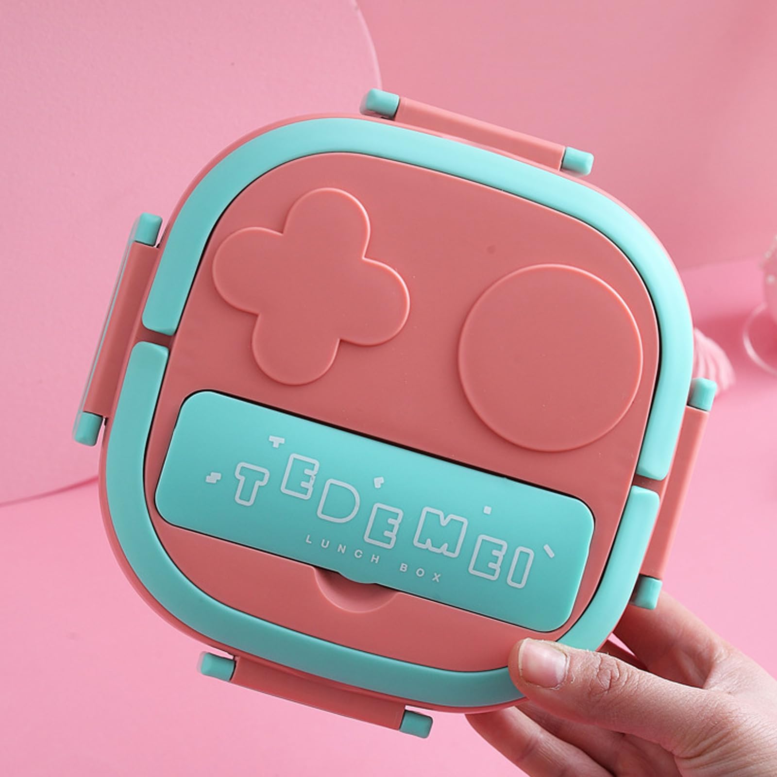 kyaoayo Lunch Box, Bento Box, Lunch Box with Compartments, Stainless Steel Lunch Box, Heatable Lunch Box