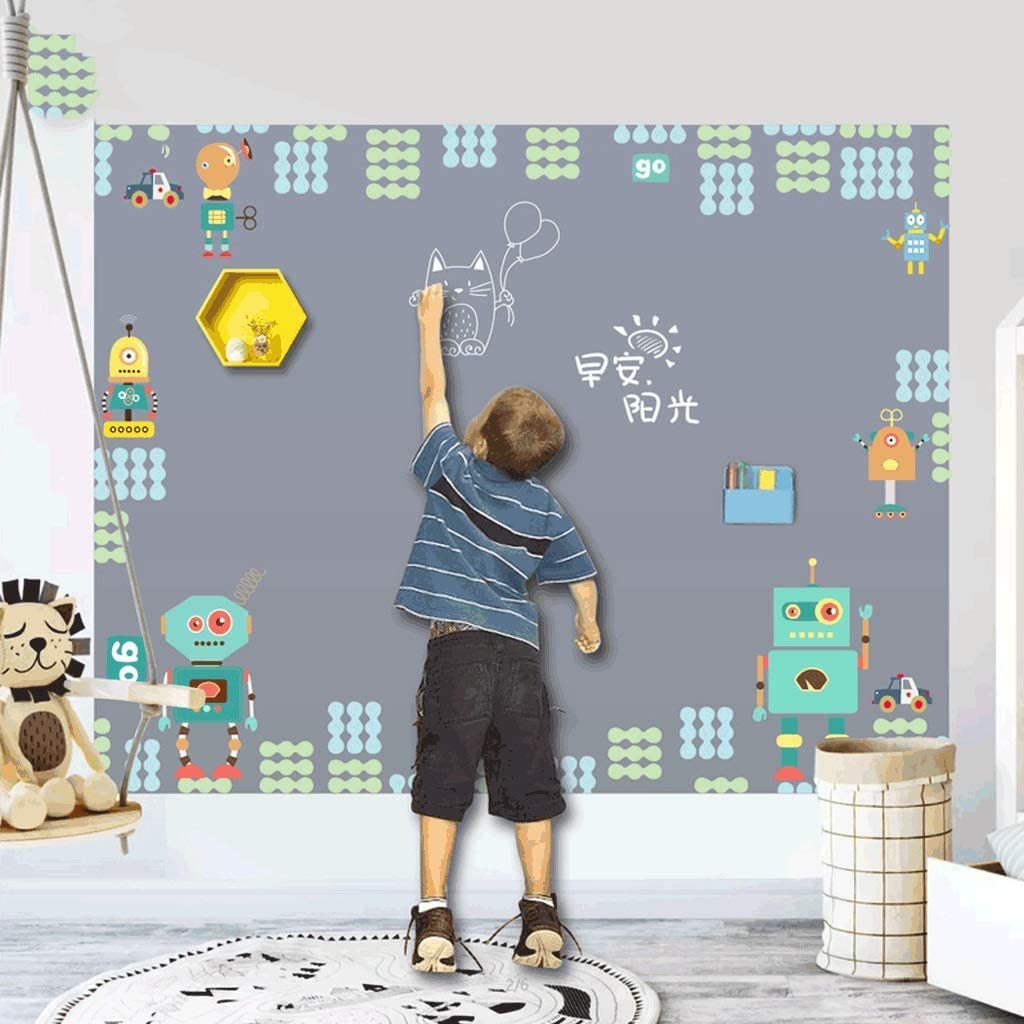 Habiba Doodle-Board Zeichenbrett-Aufkleber, magnetische Whiteboard-Wand, abnehmbare Kinder-Graffiti-Schreibtafel für Wohnzimmer-Kritzeltafel Nützlich
