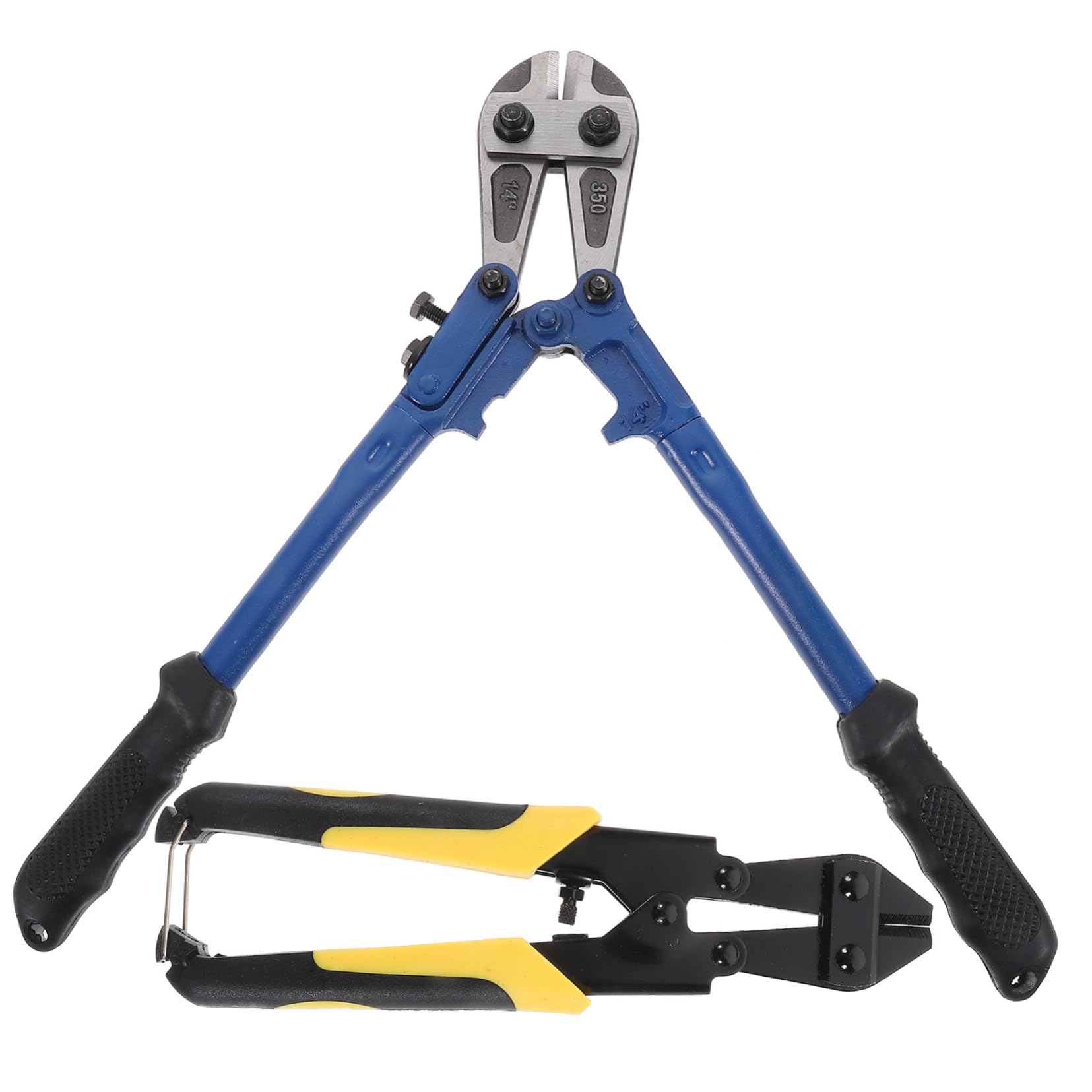 Tronchesi per Bulloni 8/14 Pollici in Acciaio T8 Manuali | 2 Pezzi, Impugnatura in Gomma, Design Heavy Duty, Taglio Facile di Filo D'acciaio