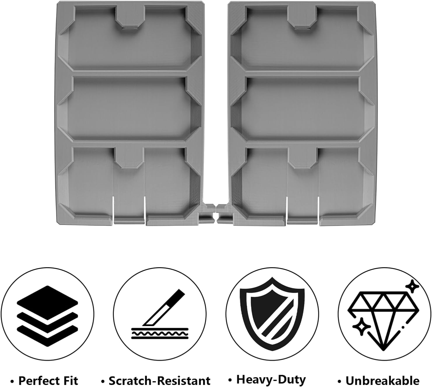 Adapter Board Compatible with Klein MODBOX, Compatible with Milwaukee Packout Toolboxes, Snap-On Storage Mounting Bracket, Workshop Organization System, Tool Storage Connector (1/2 Pcs)