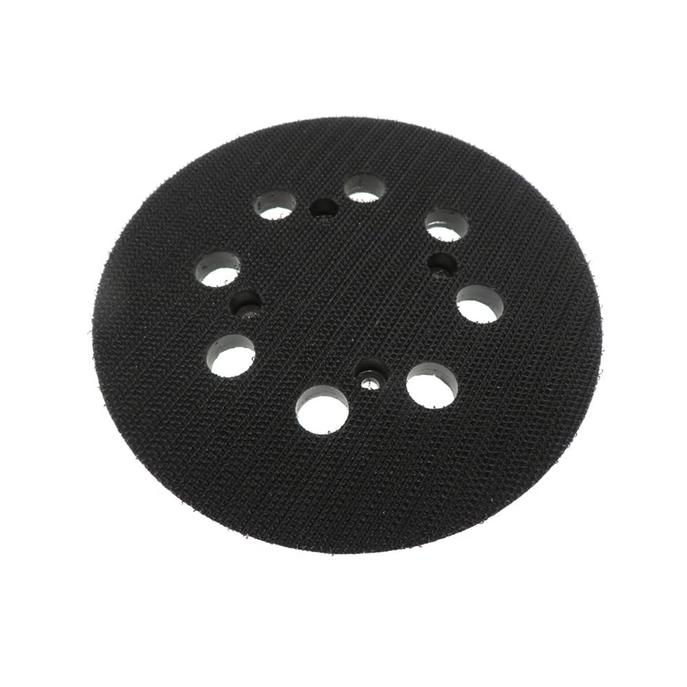 Trade-Shop - 5 discos de apoyo con cierre autoadherente de 8 agujeros y 4 agujeros, diámetro de 125 mm, compatible con Dewalt DCW 210, DCW 210 BR, DCW 210 D1, DCW 210 D2