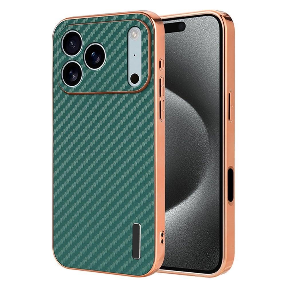 Coque ultra fine iPhone 17 Pro Max texture carbone avec bloc caméra surélevé - 7