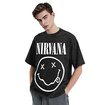 美品カートコバーン Tシャツ GILDAN ダークブルー KURT COBAIN カートコバーン バンドTシャツ ロンTee wall of