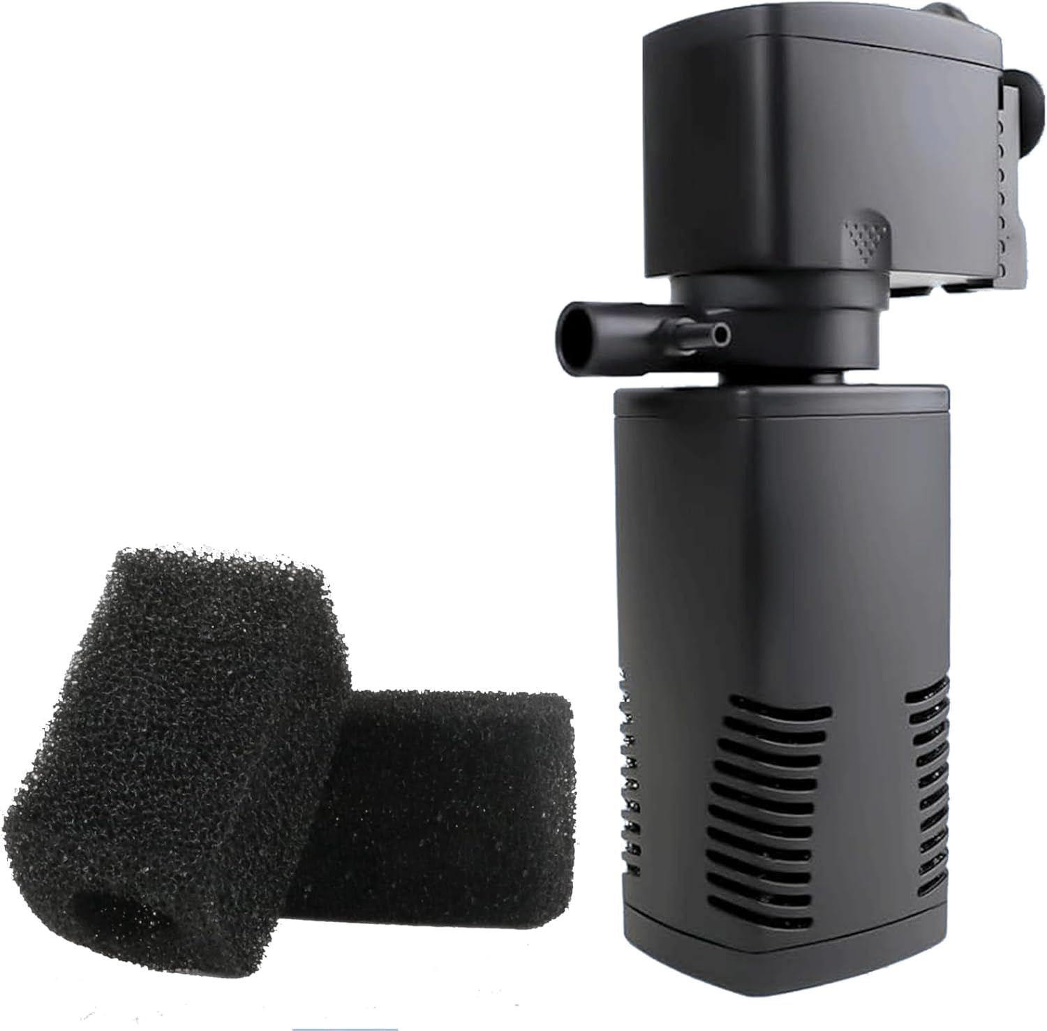 Filter and Filter Cotton Set, The Filter can be Used for Filtering 20-45 Gallon Fish Tanks, and The Filter Cotton can be Used to Replace The Filter.