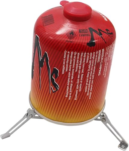 Miniatura 2 de MCAMPAS Soporte plegable universal del soporte del bote del acero inoxidable 304 para la botella que acampa del butano