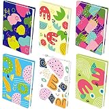 Stretchable Book Covers for Hardcover Books 6PCS Jumbo Book Cover Washable Book Sleeve Classroom Sch