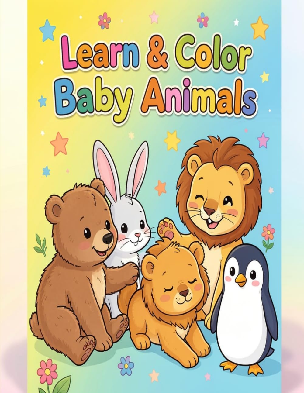 Learn & Color Baby Animals