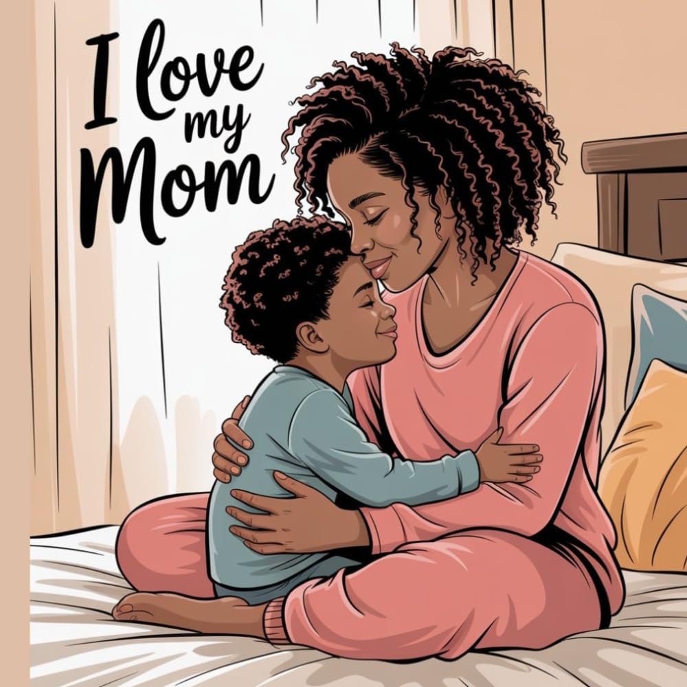 I Love My Mom (April Bookies/Soft and Comforting coloring books)